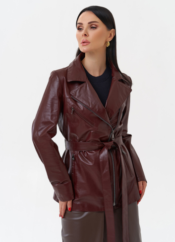 Куртка женская бордового цвета