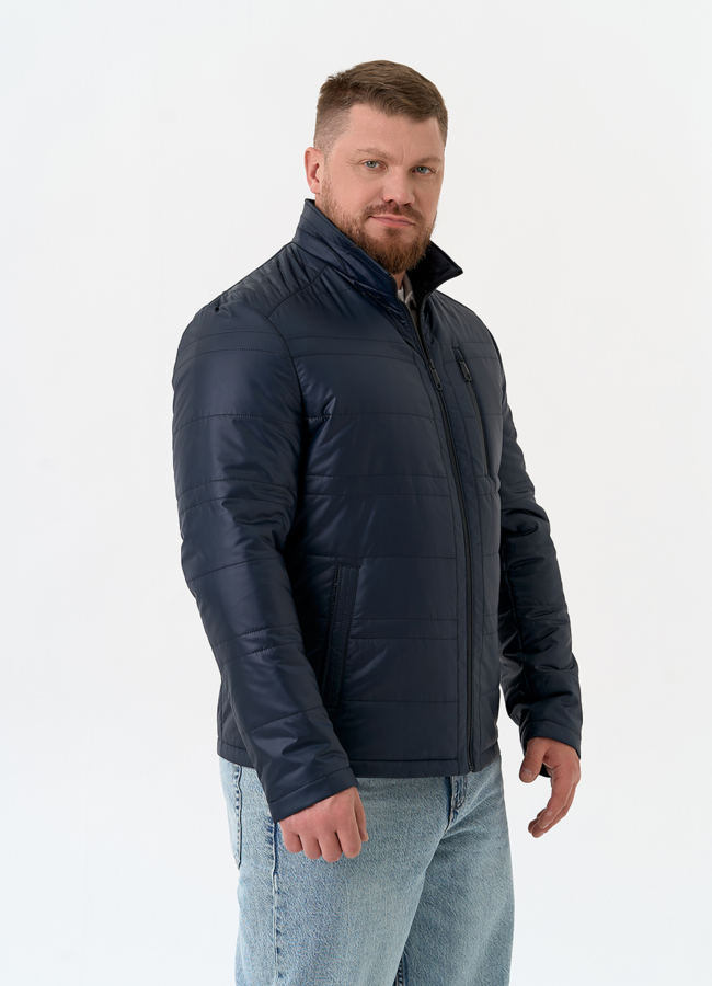 Мужская куртка с воротником стойкой модель № 32543 универмаг малина