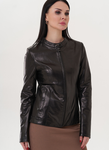 Куртка "мото" из натуральной кожи