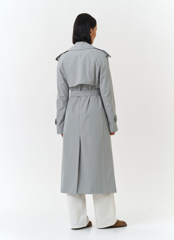 Женский плащ с поясом