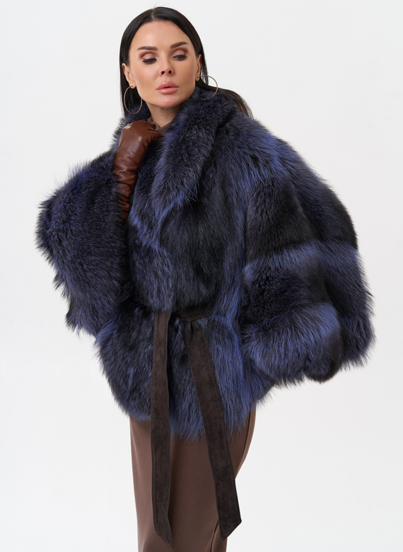 Шуба из енота летучая мышь