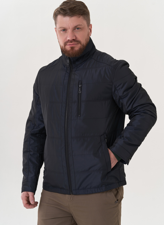 Мужская демисезонная куртка синего цвета
