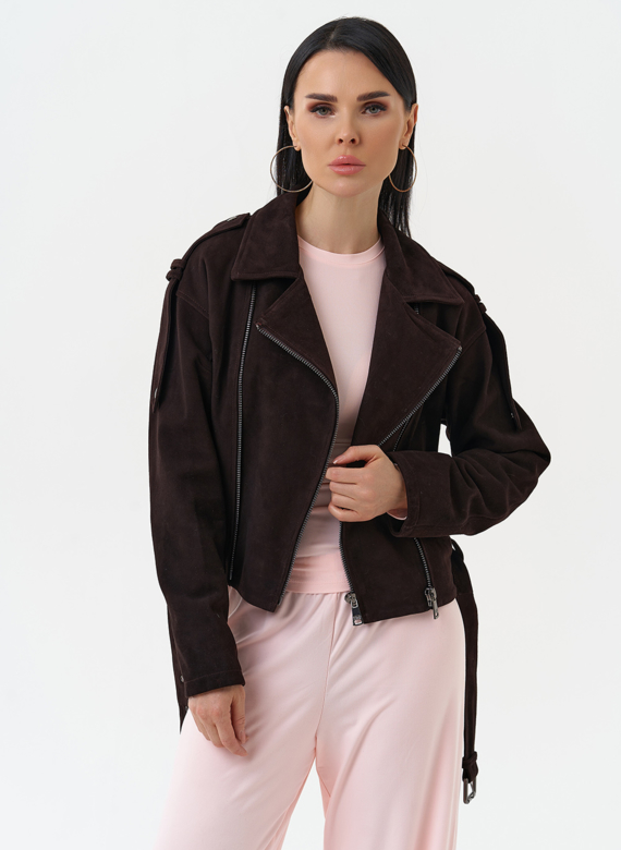 Женская куртка из натуральной замши