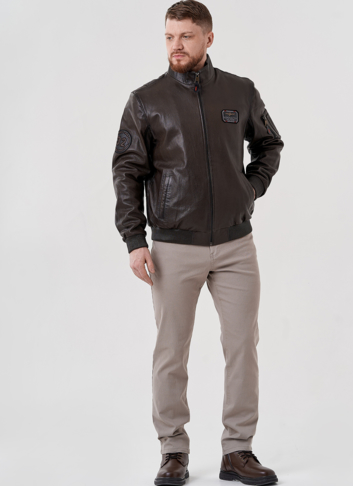 Мужская куртка из натуральной кожи 