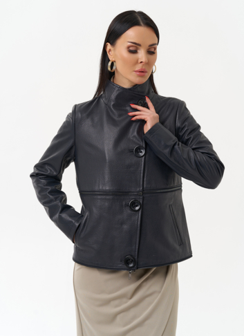 Плащ трансформер из натуральной кожи