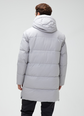 Мужской пуховик с капюшоном 
