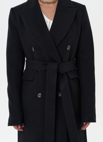 Классическое пальто с английским воротником