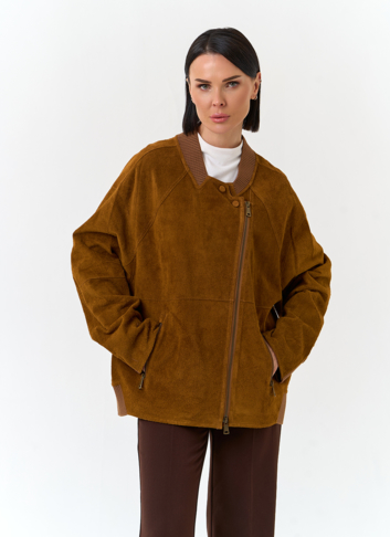 Женская куртка из натуральной замши