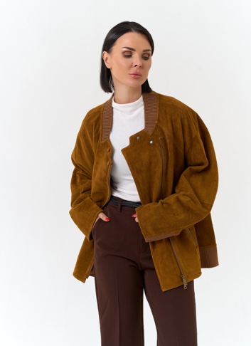 Женская куртка из натуральной замши