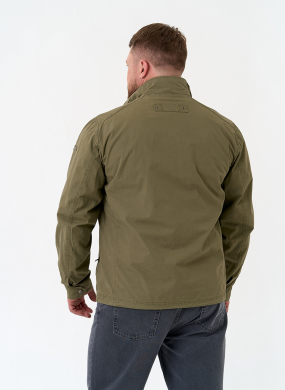 Мужская куртка ветровка с воротником стойкой