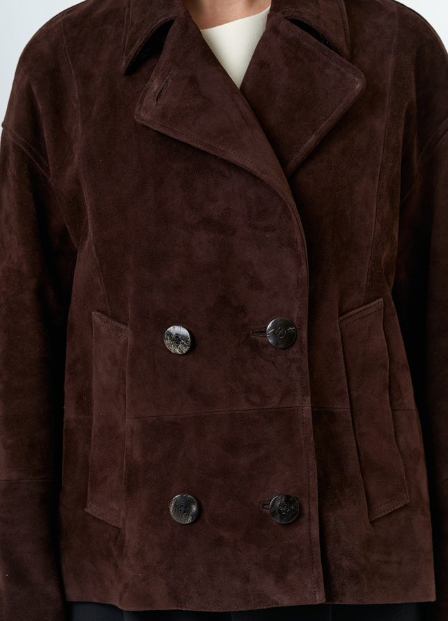 Женская куртка из натуральной замши модель № 32525 универмаг малина